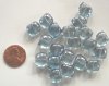 20 10x12mm Crystal Blue Nuggets